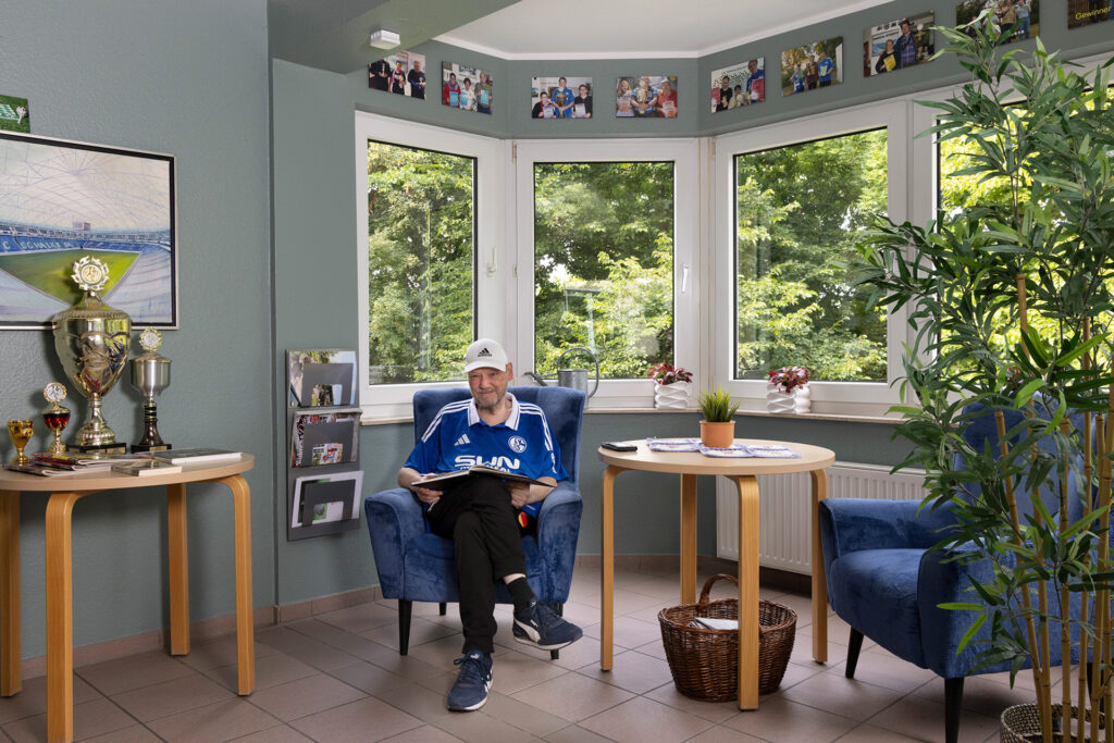 Blick in einen Aufenthaltsbereich im Haus am Hedwig Dransfeld Platz