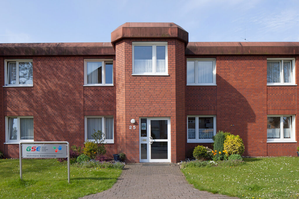 Der Eingangsbereich des Wohnheim Esternhovede.