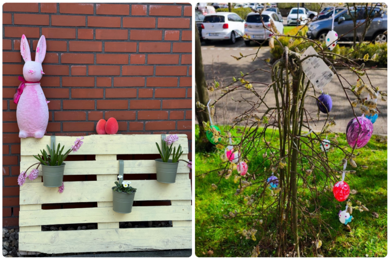 Osterdekoration in den GSE-Einrichtungen